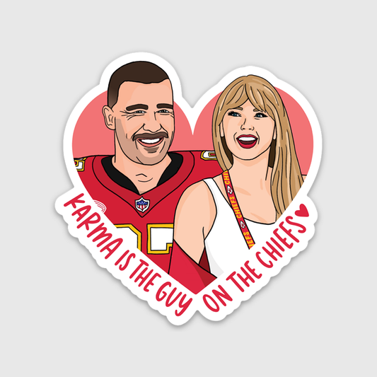 Taylor and Travis Karma Sticker