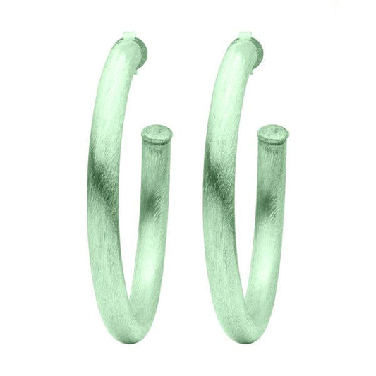 Sheila Fajl - Mint Arlene Hoop Earrings