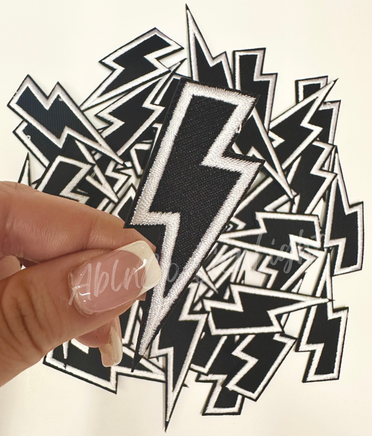 3” Lightning Bolt Patch