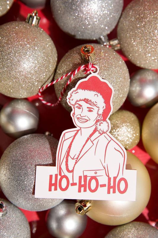 Golden Girls - Blanche Ho Ho Ho Ornament