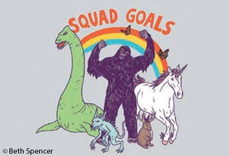 Squad Goals Magnet