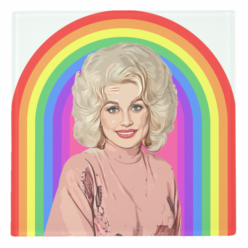 Dolly Parton Rainbow Coaster