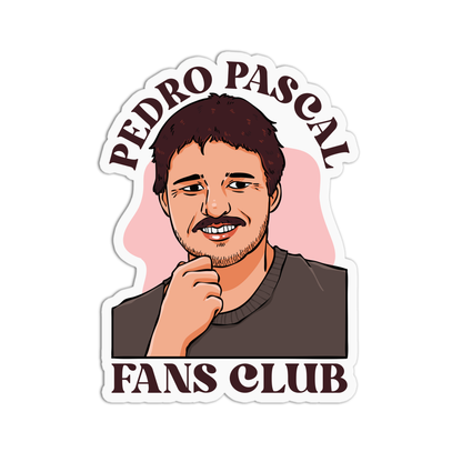 Pedro Pascal Fans Club Sticker