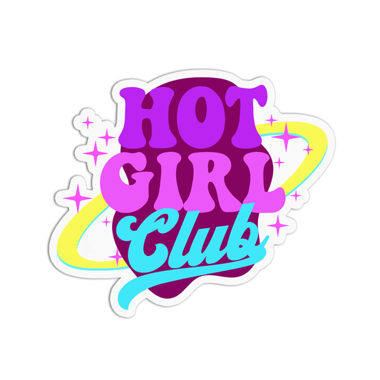 Hot Girl Club Sticker