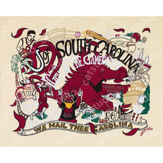 University of South Carolina Fine Art Print