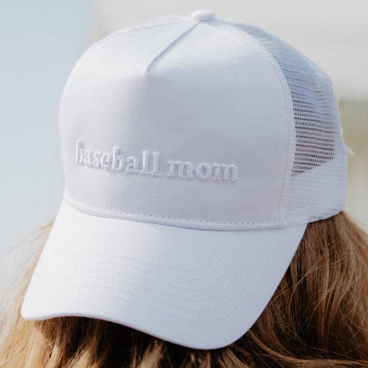 Baseball Mom Trucker Hat