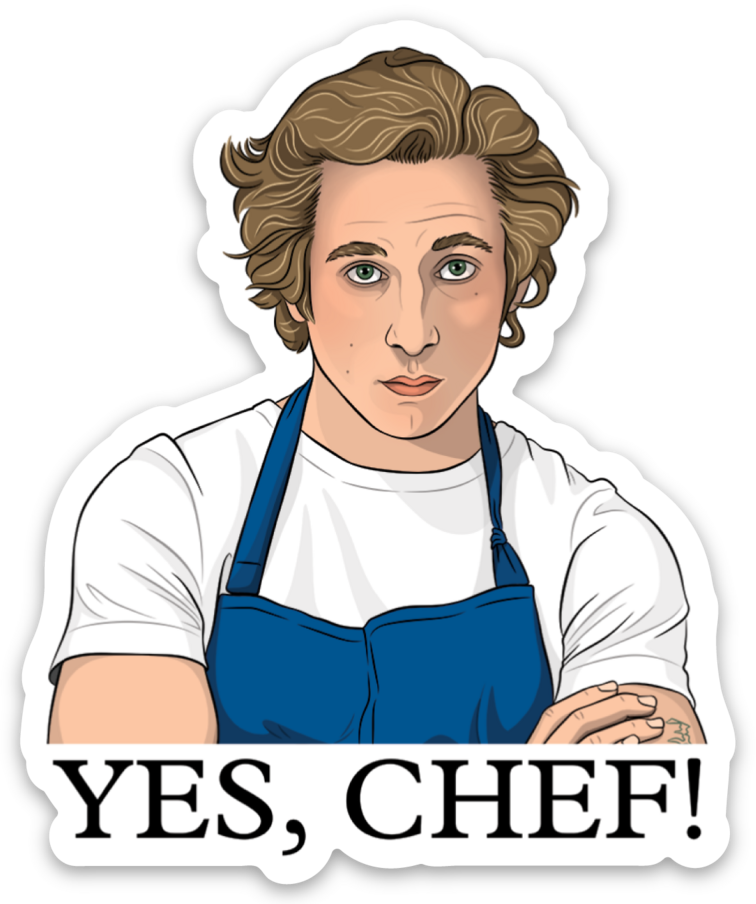 The Bear - Yes, Chef! Sticker