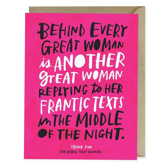 Every Great Woman Card