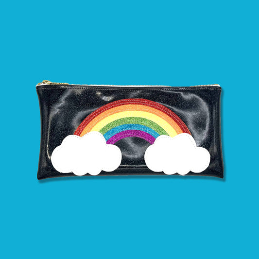 Julie Mollo!-Rainbow & Cloud Pride Clutch