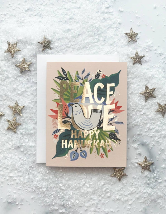 Peace Hanukkah Card - Box of 8