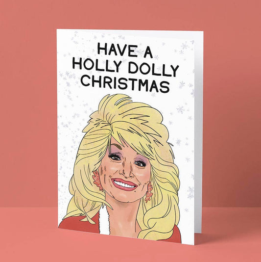 Have a Holly Dolly Christmas Card