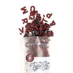 The Type Set Soft Magnetic Letters