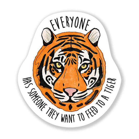 Tiger Food Sticker