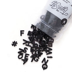 The Type Set Soft Magnetic Letters