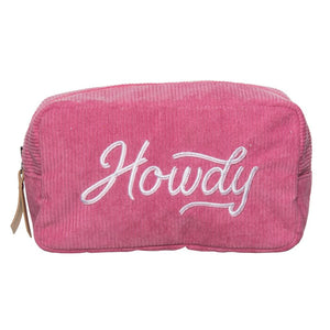 Howdy Cosmetic Bag – A Little Happy